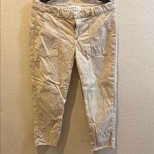 Frank & Eileen Blackrock Khaki, Italian Peached Twill